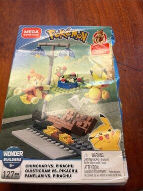 Mega Construx Pokemon Chimchar vs Pikachu Unopened